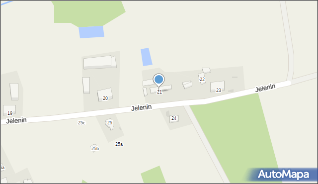 Jelenin, Jelenin, 21, mapa Jelenin