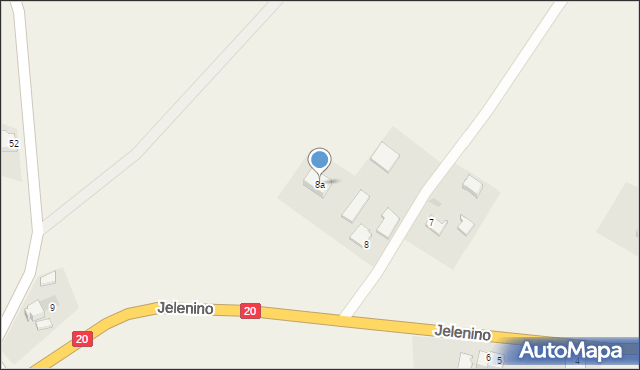 Jelenino, Jelenino, 8a, mapa Jelenino