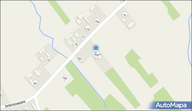 Jeleniów, Jeleniów, 77A, mapa Jeleniów