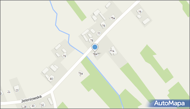 Jeleniów, Jeleniów, 78A, mapa Jeleniów