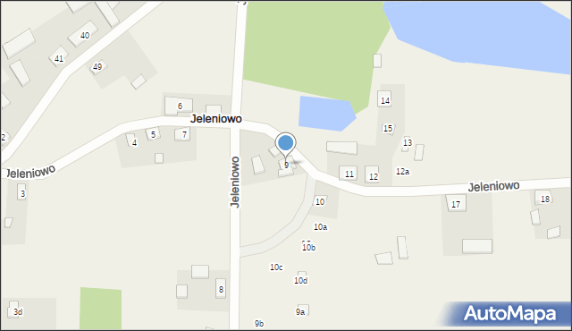 Jeleniowo, Jeleniowo, 9, mapa Jeleniowo