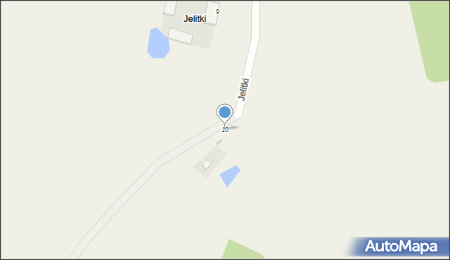 Jelitki, Jelitki, 10, mapa Jelitki