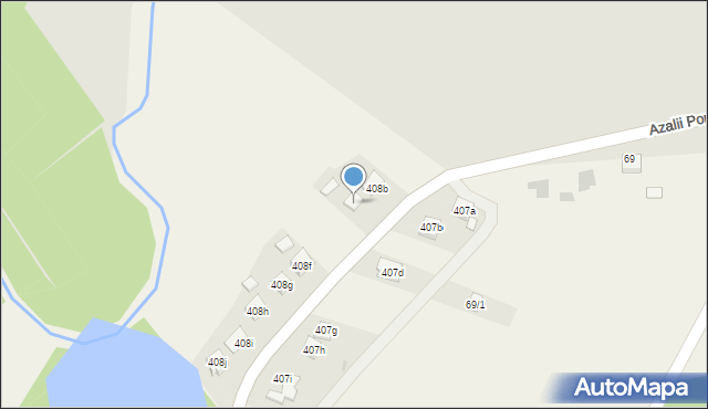 Jelna, Jelna, 408c, mapa Jelna