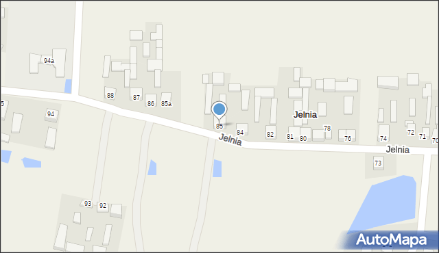 Jelnia, Jelnia, 85, mapa Jelnia