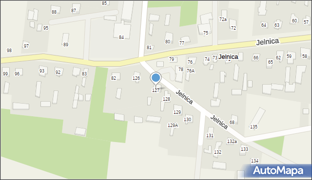 Jelnica, Jelnica, 127, mapa Jelnica