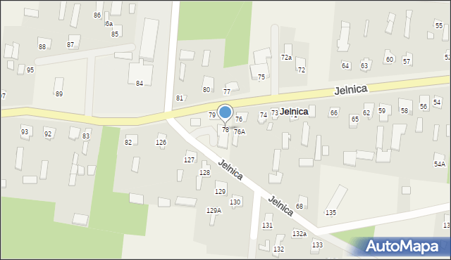 Jelnica, Jelnica, 78, mapa Jelnica