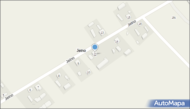 Jelno, Jelno, 12, mapa Jelno