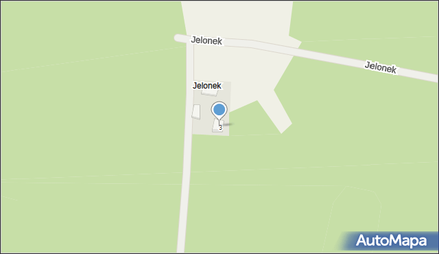 Jelonek, Jelonek, 3, mapa Jelonek