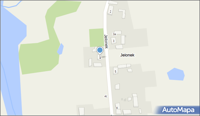 Jelonek, Jelonek, 4, mapa Jelonek