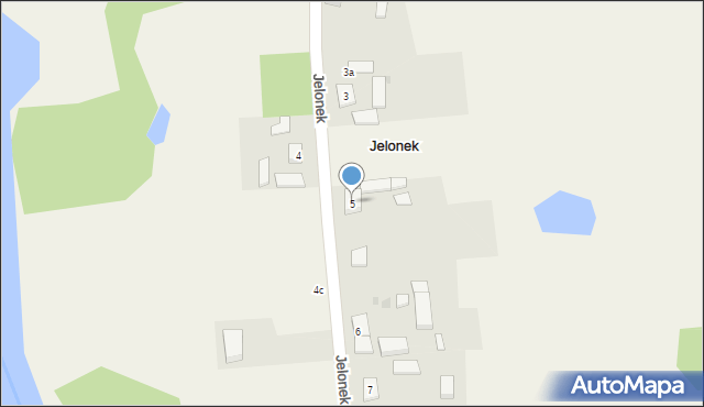 Jelonek, Jelonek, 5, mapa Jelonek