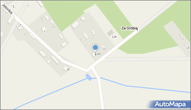 Jelonka, Jelonka, 9, mapa Jelonka