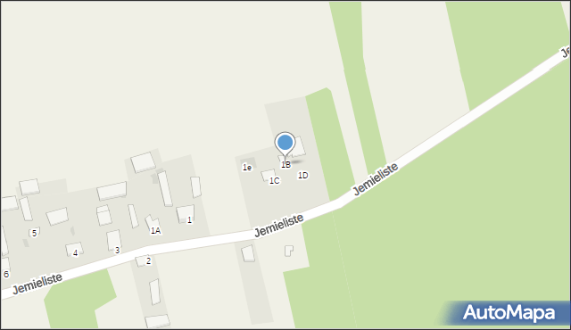 Jemieliste, Jemieliste, 1B, mapa Jemieliste