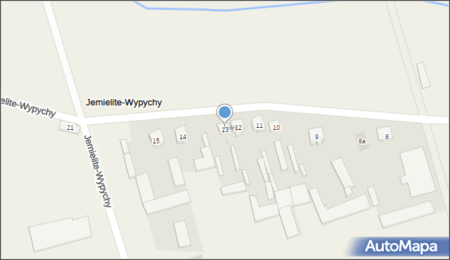 Jemielite-Wypychy, Jemielite-Wypychy, 13, mapa Jemielite-Wypychy
