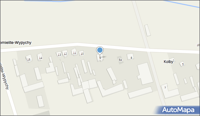 Jemielite-Wypychy, Jemielite-Wypychy, 9, mapa Jemielite-Wypychy