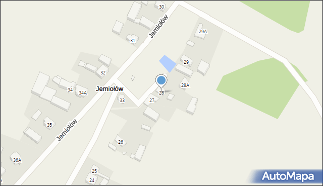 Jemiołów, Jemiołów, 28, mapa Jemiołów