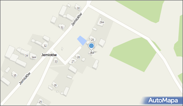 Jemiołów, Jemiołów, 28A, mapa Jemiołów