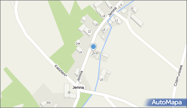 Jemna, Jemna, 17, mapa Jemna