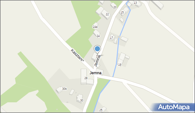 Jemna, Jemna, 26, mapa Jemna