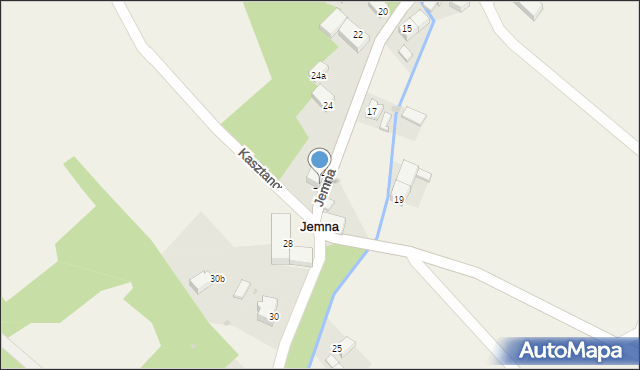 Jemna, Jemna, 26a, mapa Jemna