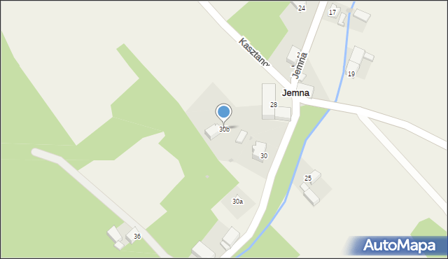 Jemna, Jemna, 30b, mapa Jemna