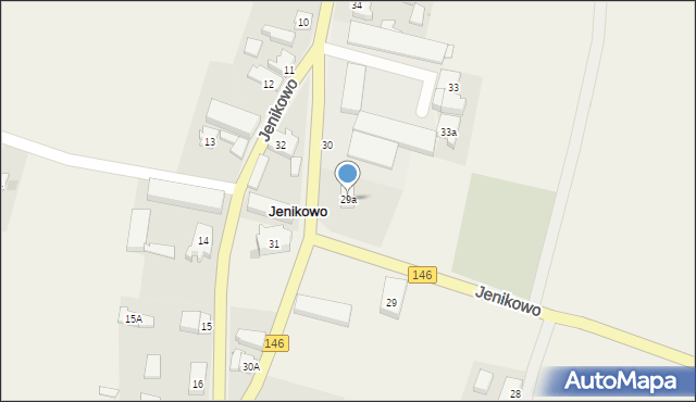 Jenikowo, Jenikowo, 29a, mapa Jenikowo