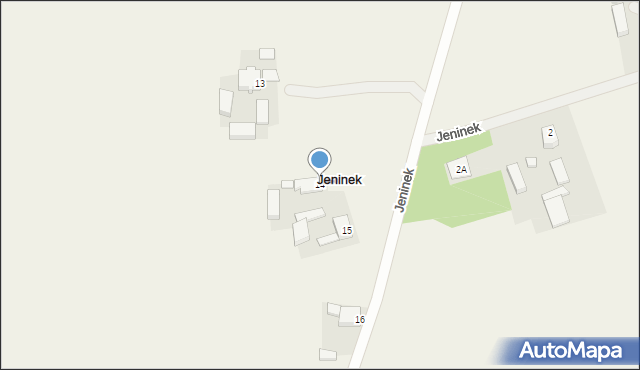 Jeninek, Jeninek, 14, mapa Jeninek