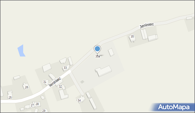 Jeniniec, Jeniniec, 35a, mapa Jeniniec