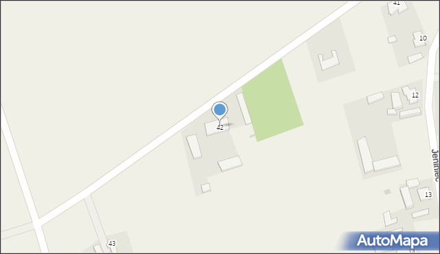 Jeniniec, Jeniniec, 42, mapa Jeniniec