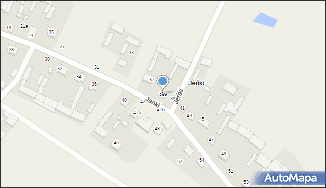 Jeńki, Jeńki, 39a, mapa Jeńki