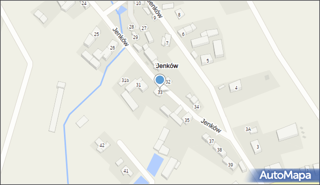 Jenków, Jenków, 33, mapa Jenków