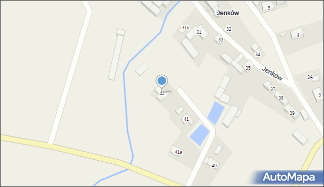 Jenków, Jenków, 42, mapa Jenków