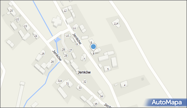 Jenków, Jenków, 6, mapa Jenków