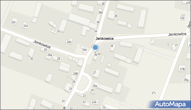 Jenkowice, Jenkowice, 33, mapa Jenkowice