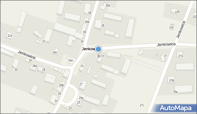 Jenkowice, Jenkowice, 35, mapa Jenkowice