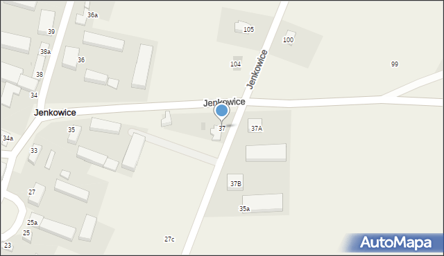 Jenkowice, Jenkowice, 37, mapa Jenkowice