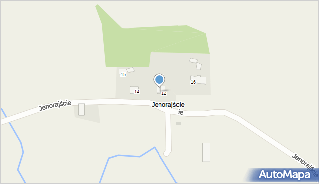 Jenorajście, Jenorajście, 13, mapa Jenorajście