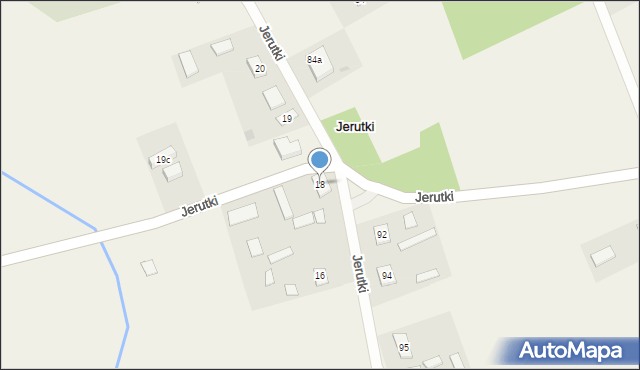 Jerutki, Jerutki, 18, mapa Jerutki