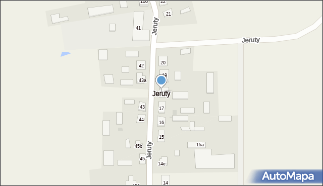 Jeruty, Jeruty, 18, mapa Jeruty