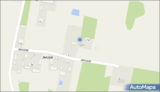 Jeruzal, Jeruzal, 7, mapa Jeruzal