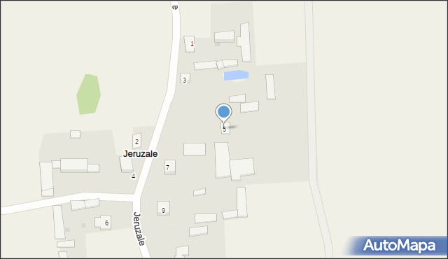 Jeruzale, Jeruzale, 5, mapa Jeruzale