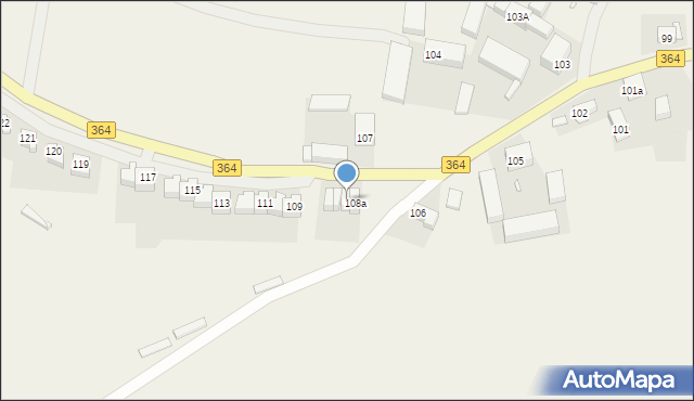 Jerzmanice-Zdrój, Jerzmanice-Zdrój, 108b, mapa Jerzmanice-Zdrój