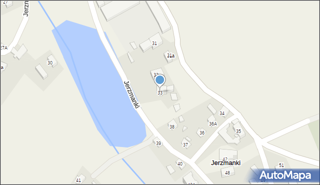 Jerzmanki, Jerzmanki, 33, mapa Jerzmanki