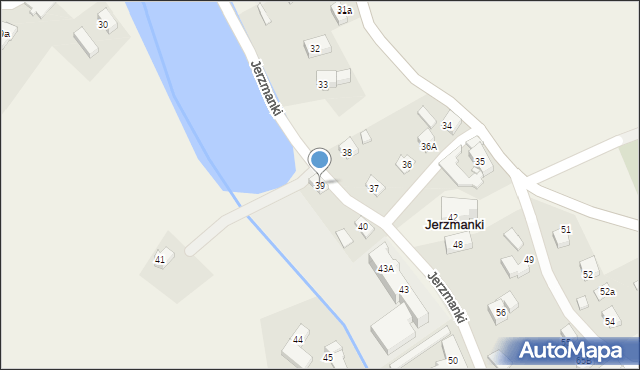 Jerzmanki, Jerzmanki, 39, mapa Jerzmanki