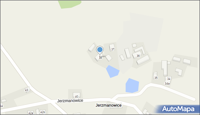 Jerzmanowice, Jerzmanowice, 38, mapa Jerzmanowice