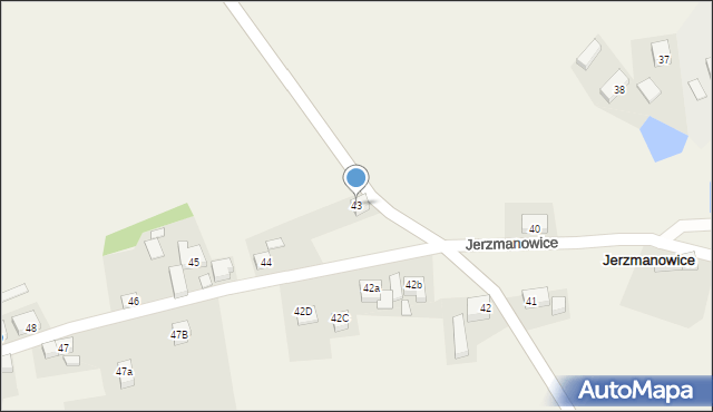 Jerzmanowice, Jerzmanowice, 43, mapa Jerzmanowice