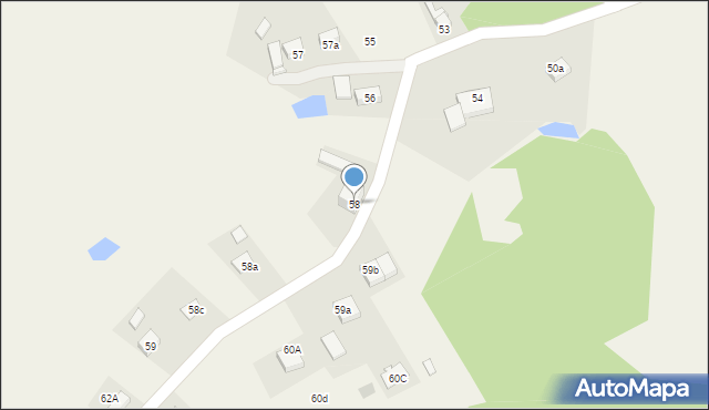 Jerzmanowice, Jerzmanowice, 58, mapa Jerzmanowice