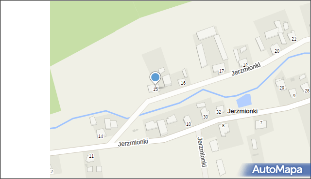 Jerzmionki, Jerzmionki, 15, mapa Jerzmionki