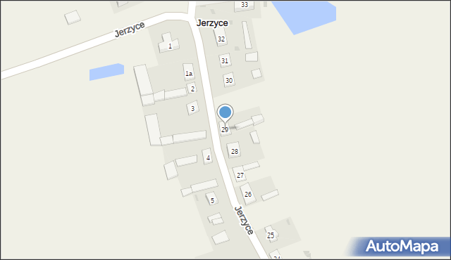 Jerzyce, Jerzyce, 29, mapa Jerzyce