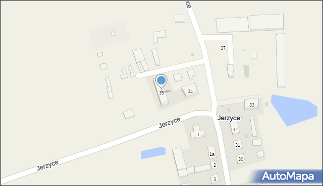 Jerzyce, Jerzyce, 35, mapa Jerzyce