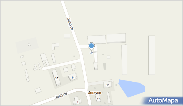 Jerzyce, Jerzyce, 37, mapa Jerzyce